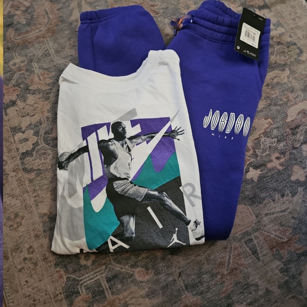 Jordan Graphic Tee and Joggers Set